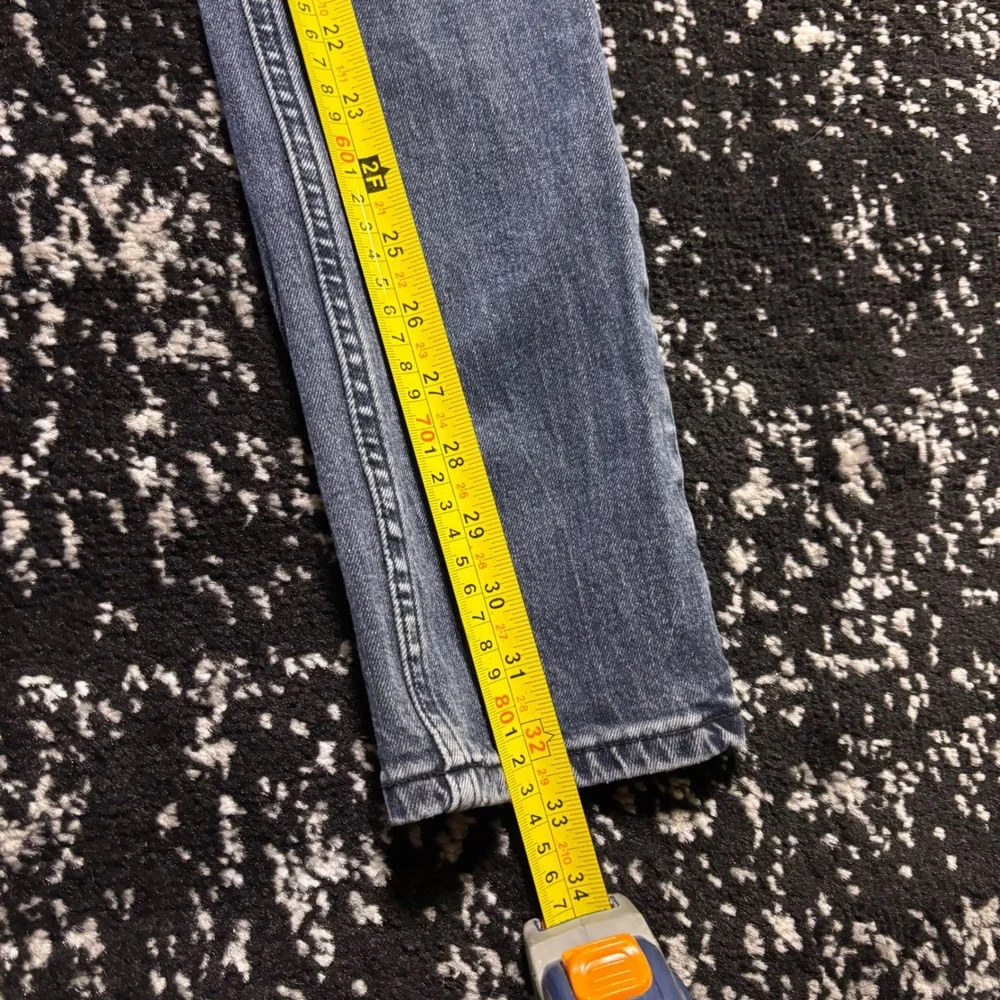 Ksubi Mens Distressed Skinny Jeans Blue Denim Size 29 Button Fly Distressed